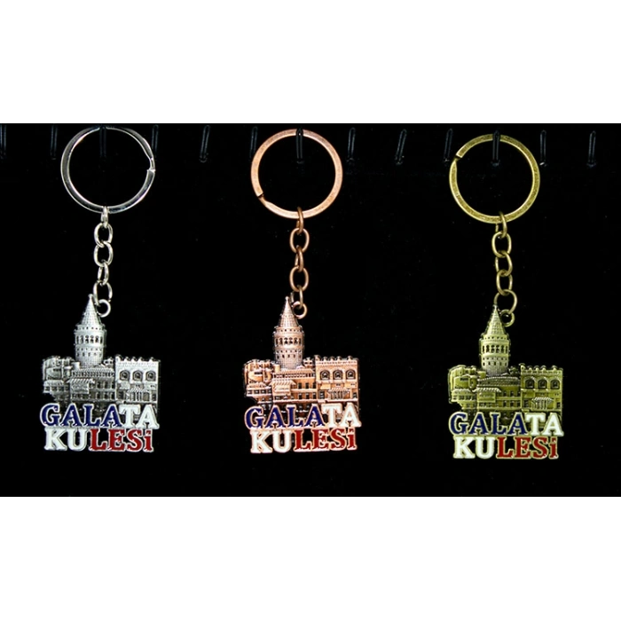 Nevamel Metal Galata Kulesi Anahtarlık Model 2