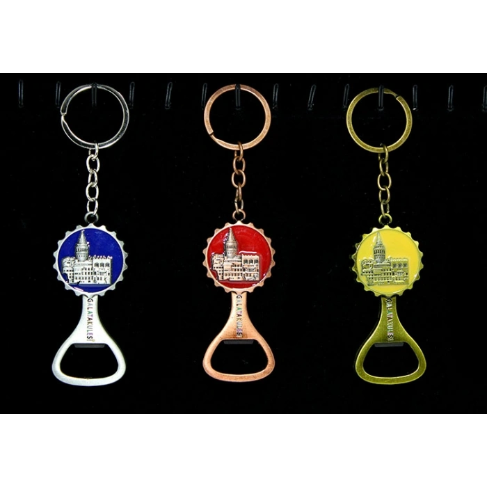 Nevamel Metal Galata Kulesi Anahtarlık Ve Açacak Model 2