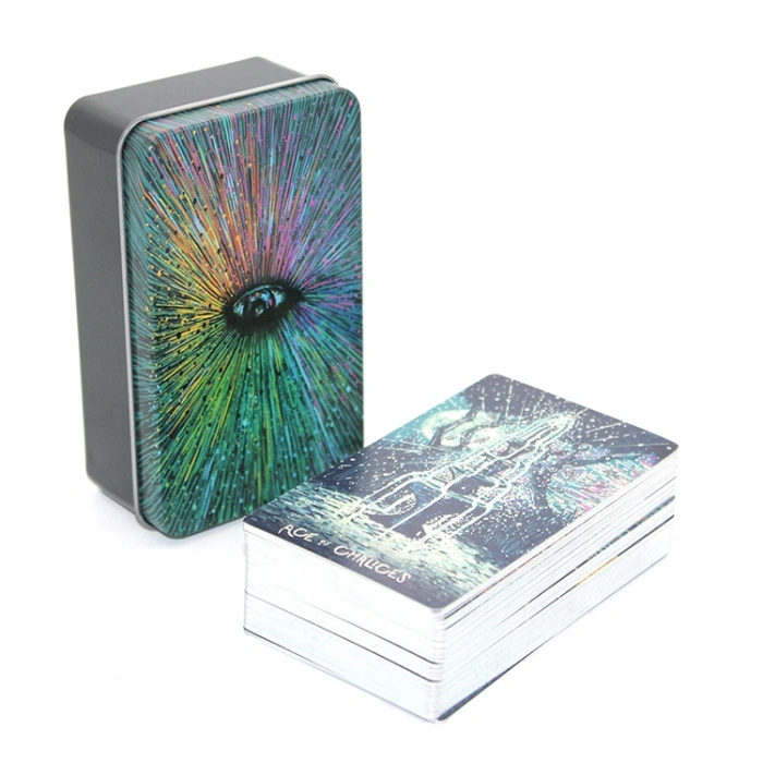 Nevamel Metal Kutulu Tarot Kartı Prisma