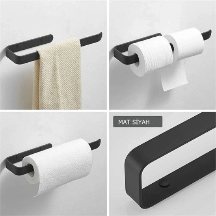 Nevamel Metal Mat Siyah Havluluk