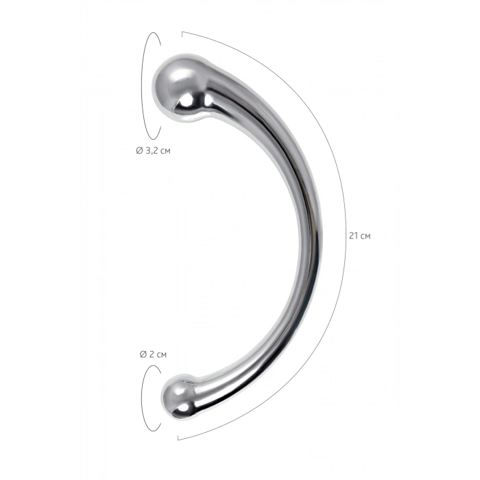 Nevamel® Metal Metal Yapay Penis, Metal, Gümüş, 21 Cm