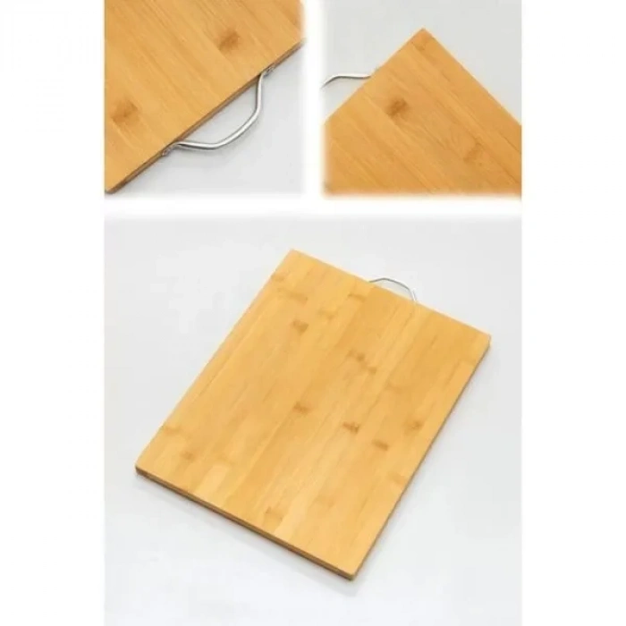 Nevamel Metal Saplı Bambu Kesim Panosu