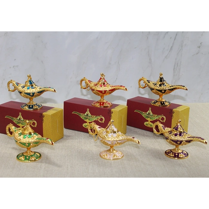 Nevamel Mineli Metal Alaaddin Lambası Model 4