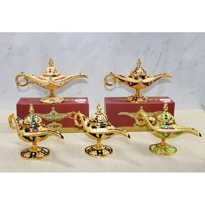 Nevamel Mineli Metal Alaaddin Lambası Model 5