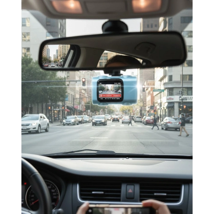 Nevamel® Mini Araç İçi Kamera Sürekli Kayıt Geniş Açılı