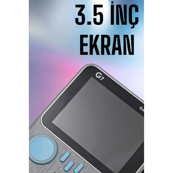Nevamel Mini Atari El Atarisi 3.5 inç Ekran Çift Konsol 666 Adet Retro Oyun Gameboy El Atarisi