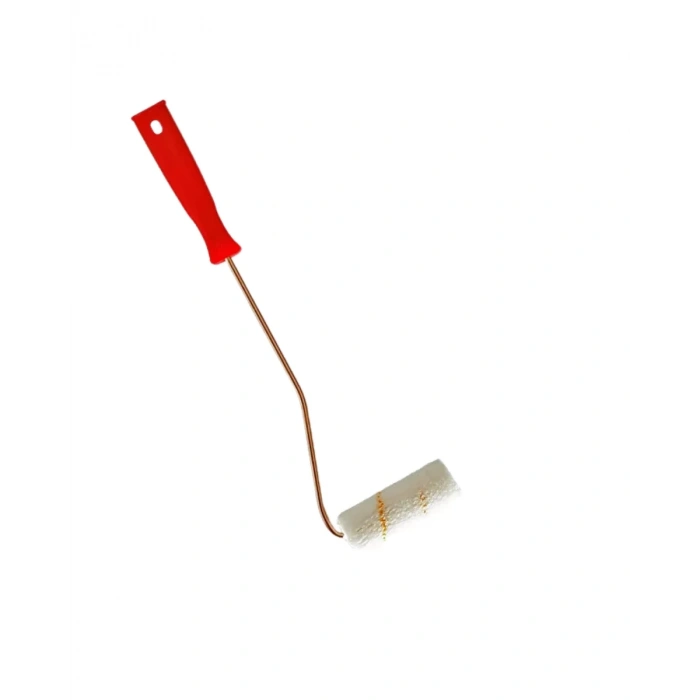 Nevamel® Mini Boya Rulo Seti 10 Cm Boya Fırçası 6 Adet Yedek Rulo Hediyeli Boya Uygulama Aparatı