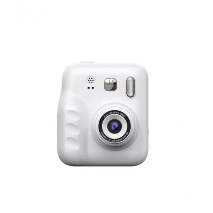 Nevamel® Mini Çocuk Fotoğraf Makinesi Baskı Özellikli Video Çekim 4 Kağıt Rulo Hediyeli