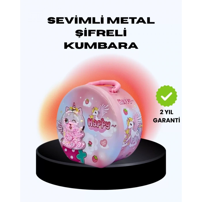 Nevamel® Mini Çocuk Para Kasası Gizli Saklama ve Birikim Kutusu