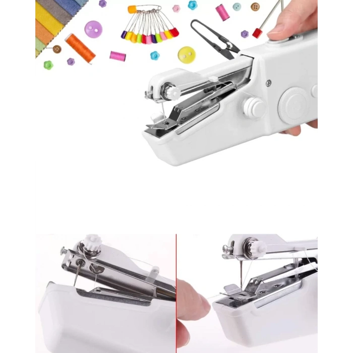 Nevamel® Mini El Tipi Dikiş Makinesi Taşınabilir Pratik Acil Dikiş Çözümü