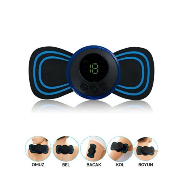 Nevamel® Mini EMS Masaj Aleti Taşınabilir Tasarım ve Çoklu Masaj Modu