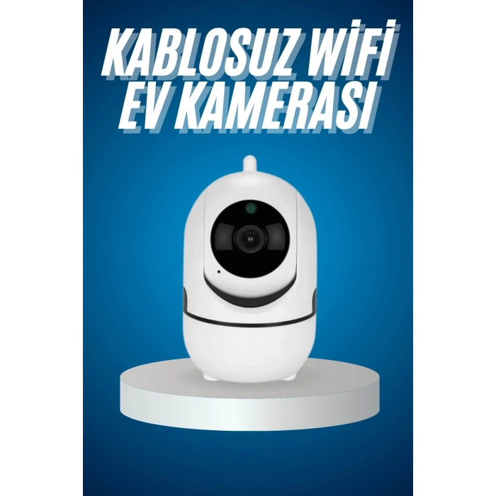Nevamel® Mini IP Kamera Hareketli Güvenlik Kamerası Kablosuz Wifi Kamera Mikrofonlu