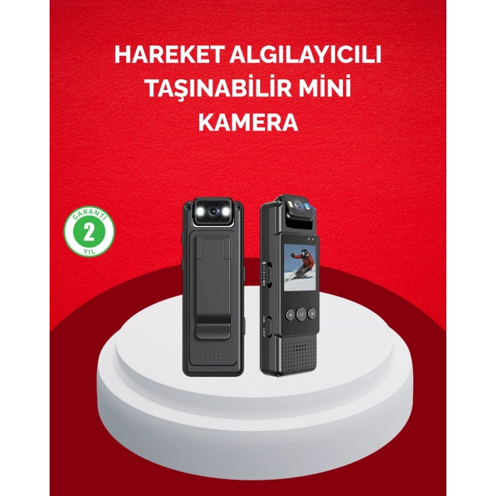 Nevamel Mini Kamera 1080P Full HD Taşınabilir Güvenlik ve Kayıt Cihazı