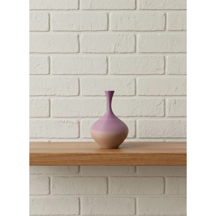 Nevamel® Mini Rainbow Dekoratif Vazo 8 cm Renk Geçişli Modern Tasarım