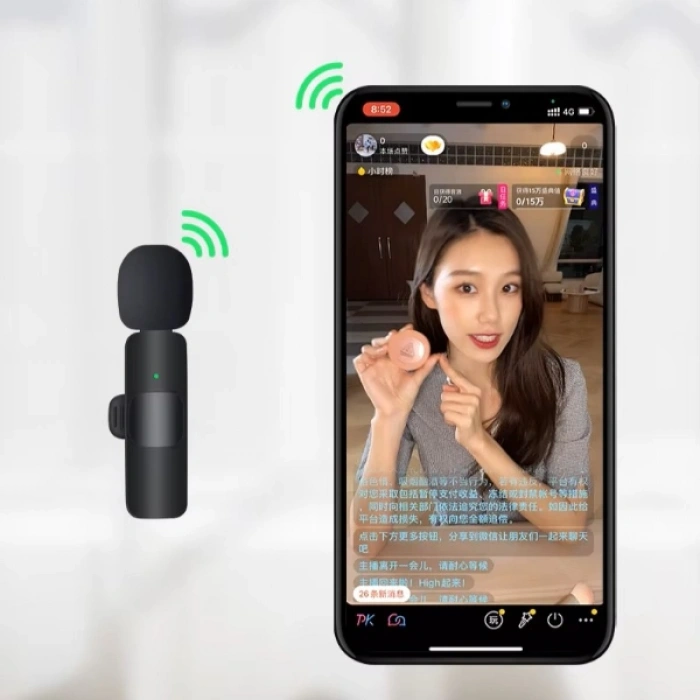 Nevamel Mini Yaka Mikrofonu Type-C Uyumlu