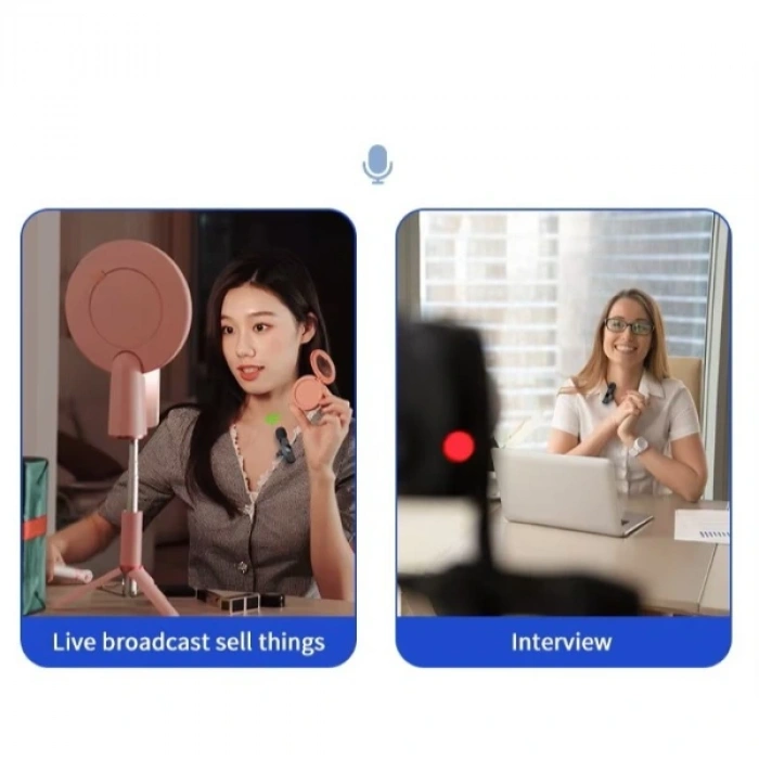 Nevamel Mini Yaka Mikrofonu Type-C Uyumlu