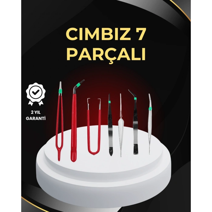 Nevamel® Model Yapımı ve Anakart Tamiri İçin Hassas 7’li Cımbız Seti