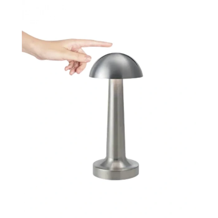 Nevamel® Modern Mantar Masa Lambası Dokunmatik 3 Işık Modlu Şarjlı Kablosuz LED