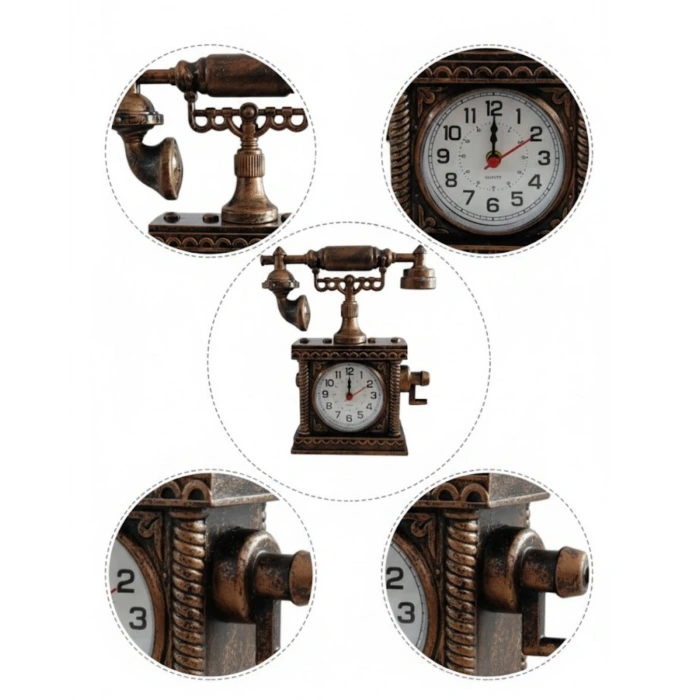 Nevamel® Modern Tasarımlı Çalar Saat Dekoratif ve İşlevsel Masa Saati