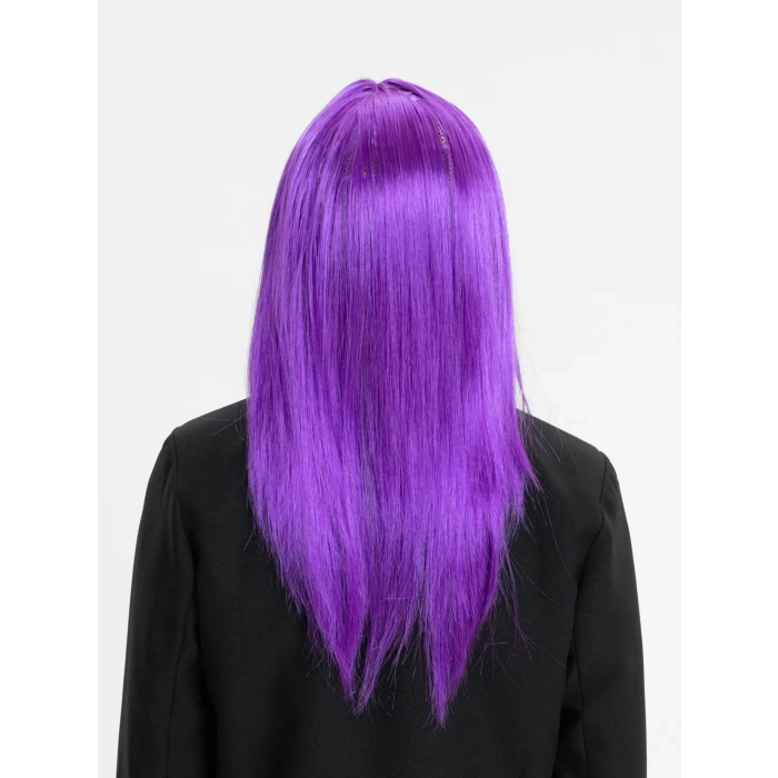Nevamel Mor Renk Düz Kesim Peruk