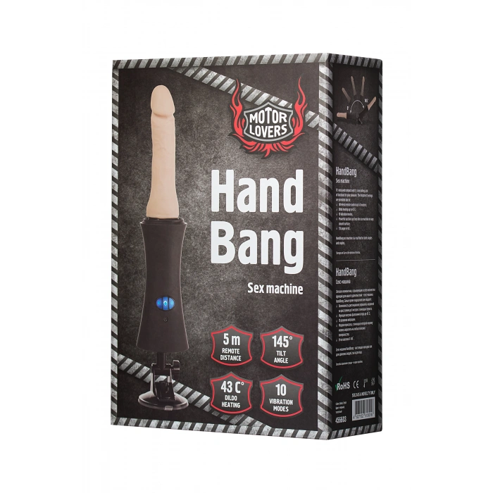 Nevamel® Motorlovers Seks Makinesi Handbang, Abs, Siyah, 44 Cm
