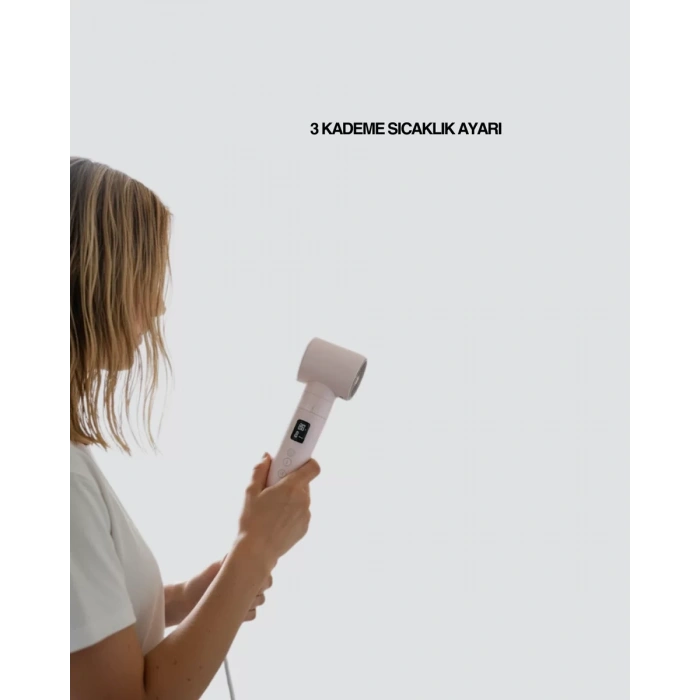 Nevamel® Motorlu LCD Ekranlı Saç Şekillendirme Seti