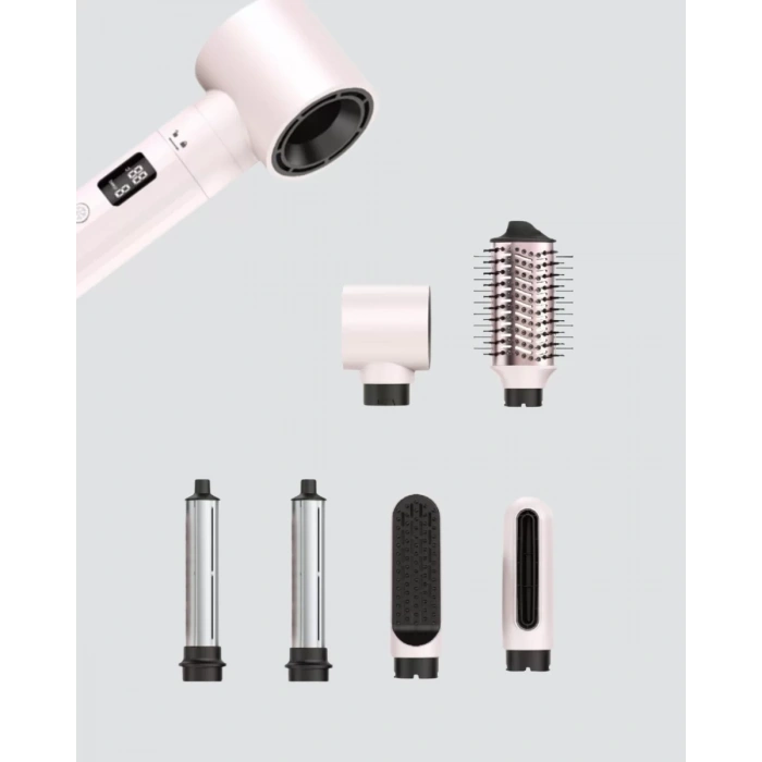 Nevamel® Motorlu LCD Ekranlı Saç Şekillendirme Seti