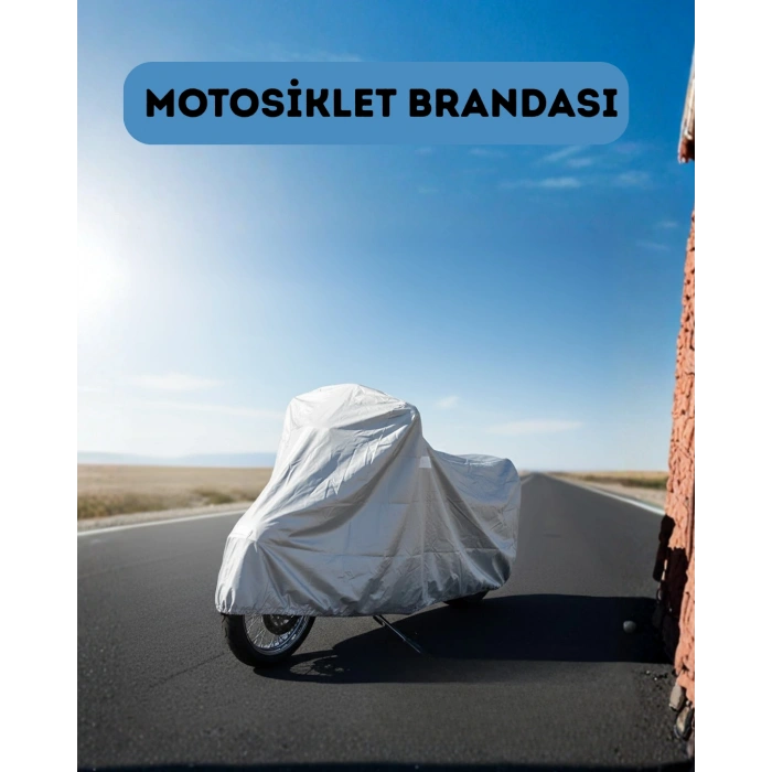 Nevamel® Motosiklet Brandası Dört Mevsim Su ve Toz Geçirmez Koruma