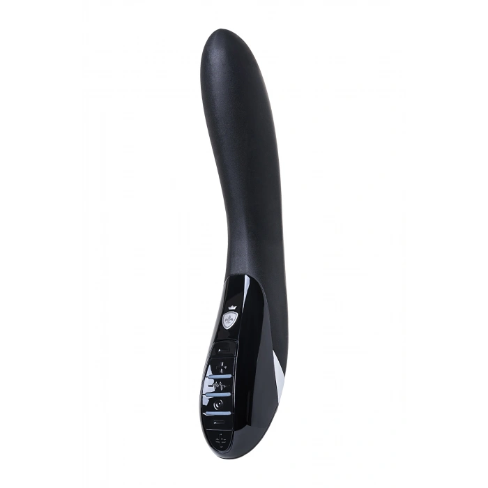 Nevamel® Mystim Electric Eric Elektro Stimülasyonlu Vibratör, Siyah, 27 Cm, Silikon