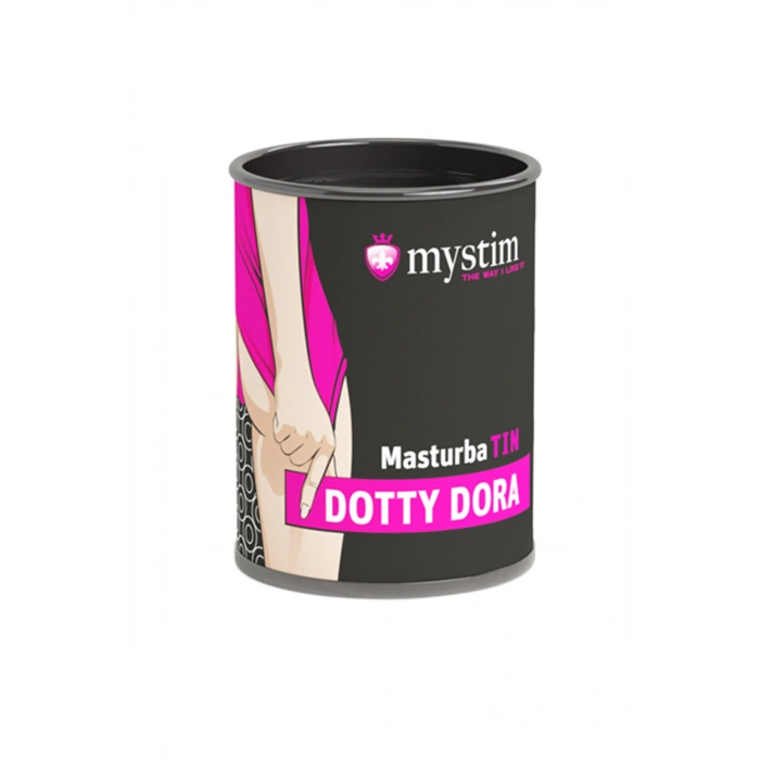 Nevamel® Mystim Mastürbatör Dotty Dora Masturbatör, Tpe, Beyaz, 4,5 Cm