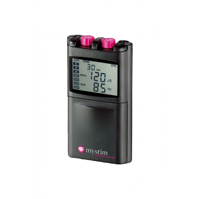 Nevamel® Mystim Tension Lover Digital Dürtü Elektrotlar, 7 Program, Siyah