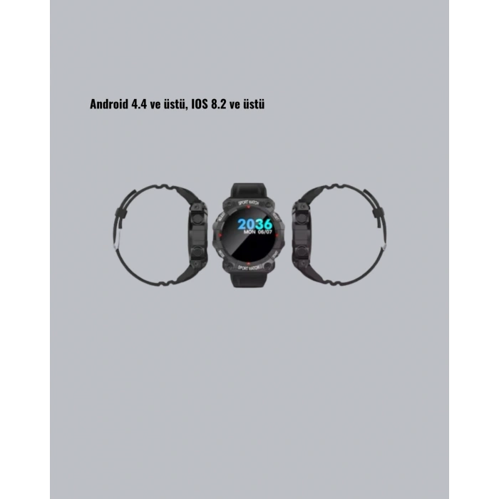 Nevamel® Nabız Ölçerli Akıllı Saat – Adım Sayar ve Kalori Ölçer Özellikli