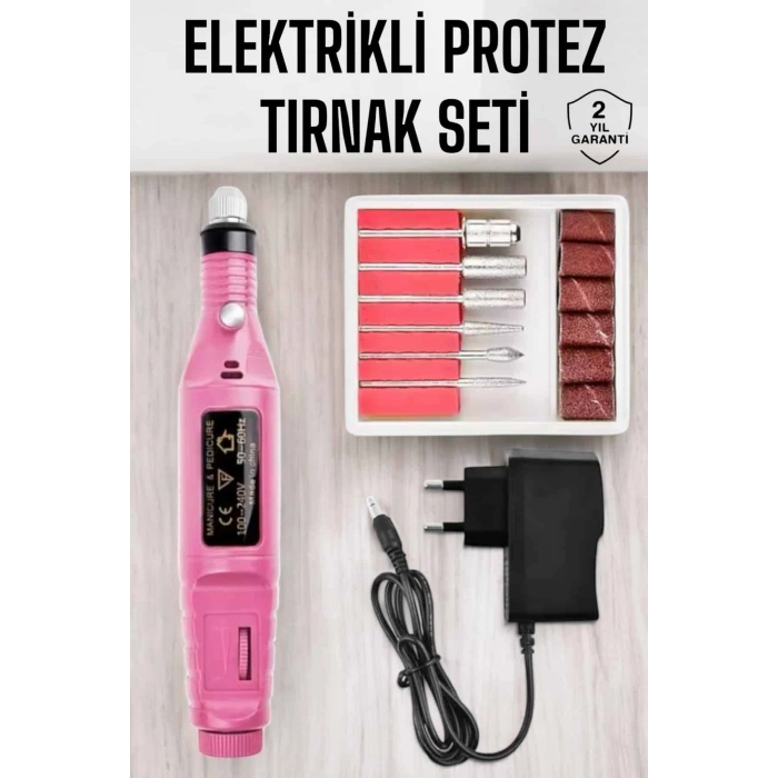 Nevamel Nasır Temizleyici Manikür Pedikür Seti Elektrikli USB Girişli