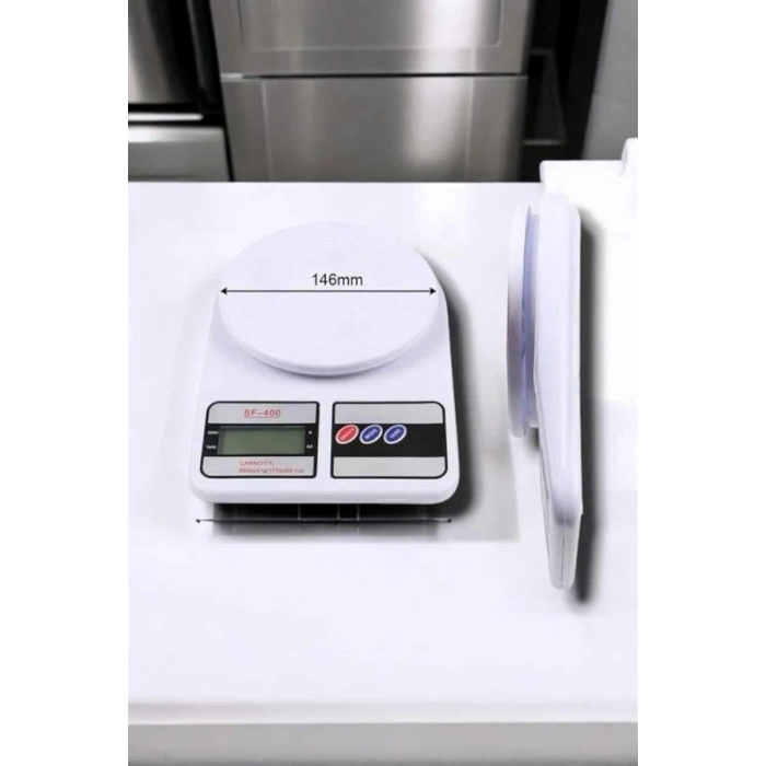 Nevamel® Net LCD Ekran ve Otomatik Kapanma Özelliği ile Uzun Ömürlü Dijital Mutfak Tartısı