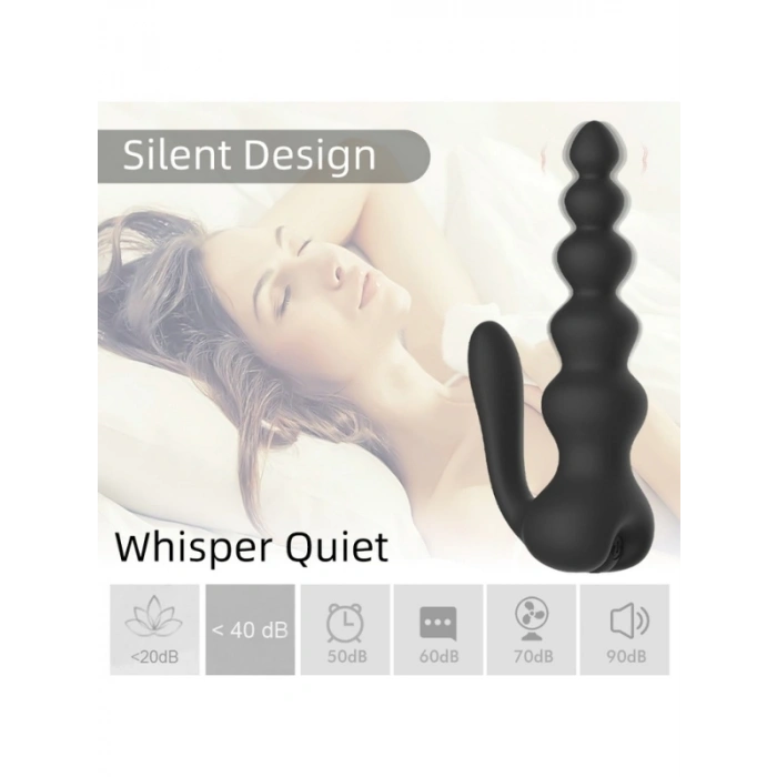 Nevamel® Neue 10 Fonksiyonlu Titreşimli Anal Boncuklu Plug – Kablosuz Kumandalı