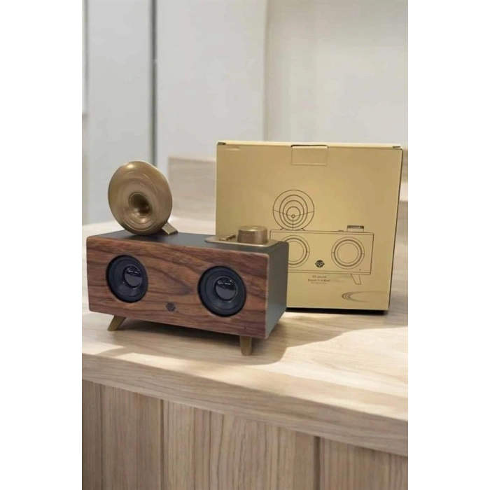 Nevamel Nostaljik Görünümlü Bluetooth Bağlantılı Speaker