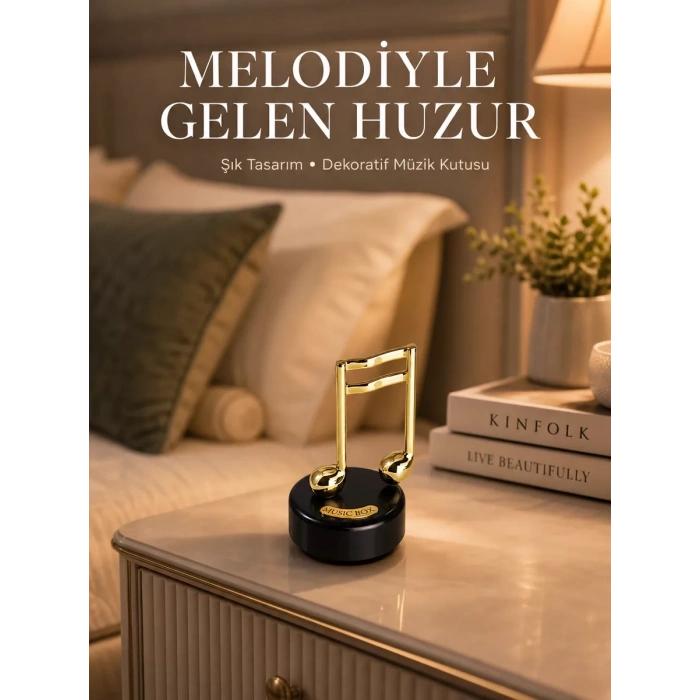 Nevamel® Nota Figürü Müzik Kutusu Melodious Model Yeni Nesil