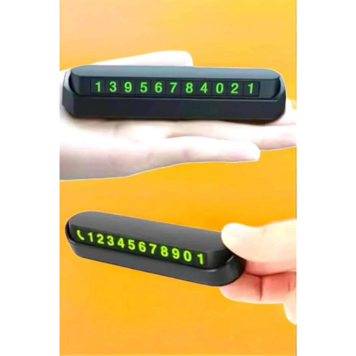 Nevamel Numaralık Araç İçi Araba Araç Park Numaratör Telefon Numarası Yazma