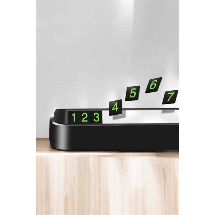 Nevamel Numaralık Araç İçi Araba Araç Park Numaratör Telefon Numarası Yazma