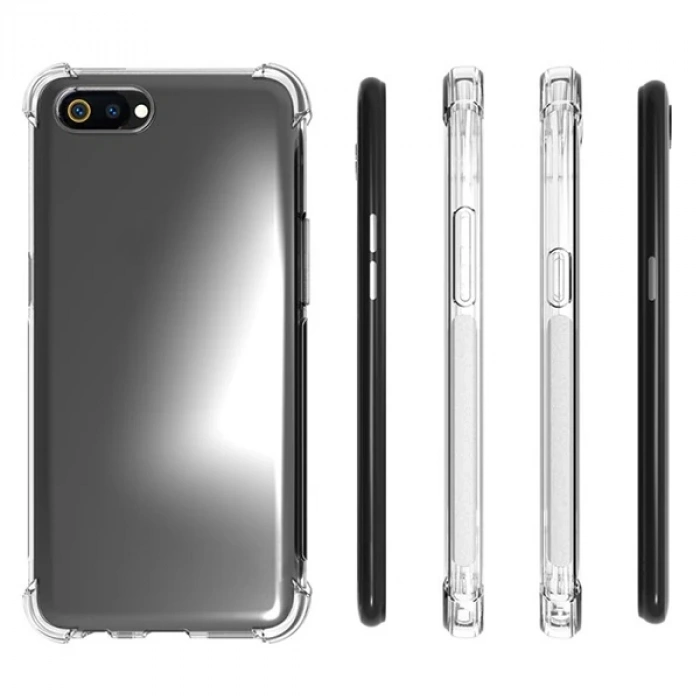 Nevamel Oppo Realme C2 Anti-Drop Darbe Emici Silikon Kılıf-(5775)