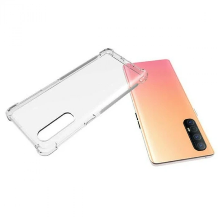 Nevamel Oppo Reno 3 Pro Anti-Drop Darbe Emici Silikon kılıf Shockproof kılıf-(5775)