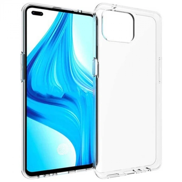 Nevamel OPPO Reno F17-A73 2020 Anti-Drop Shockproof Darbe Emici Silikon Kılıf-(5775)