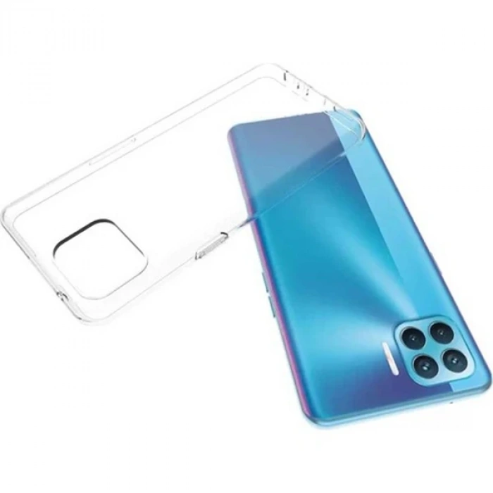 Nevamel OPPO Reno F17-A73 2020 Anti-Drop Shockproof Darbe Emici Silikon Kılıf-(5775)