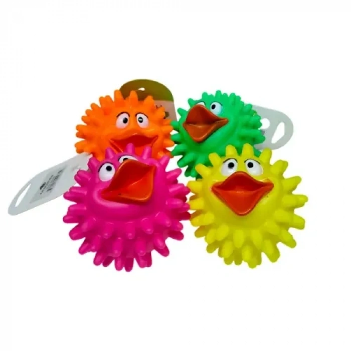 Nevamel Ördek Figürlü Dikenli Köpek Oyun Topu