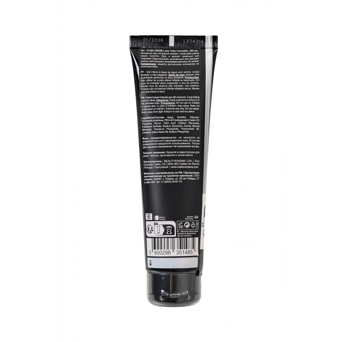 Nevamel® Orgie Lube Tube Cannabis – Cannabis Aromalı Kayganlaştırıcı Jel 100 Ml (Kod:100)