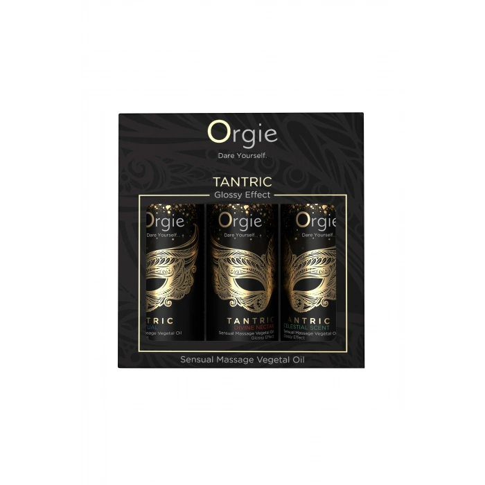Nevamel® Orgie Tantric Mini Size Collection – 3×30 Ml Çiftler İçin Taşınabilir Sensuel Masaj Yağları Seti