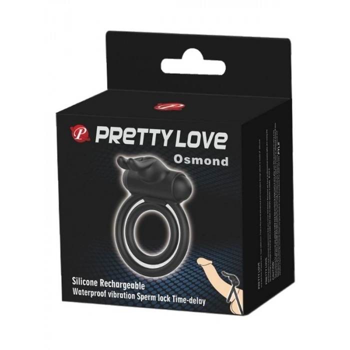 Nevamel® Osmond Titreşimli Silikon Penis Halkası
