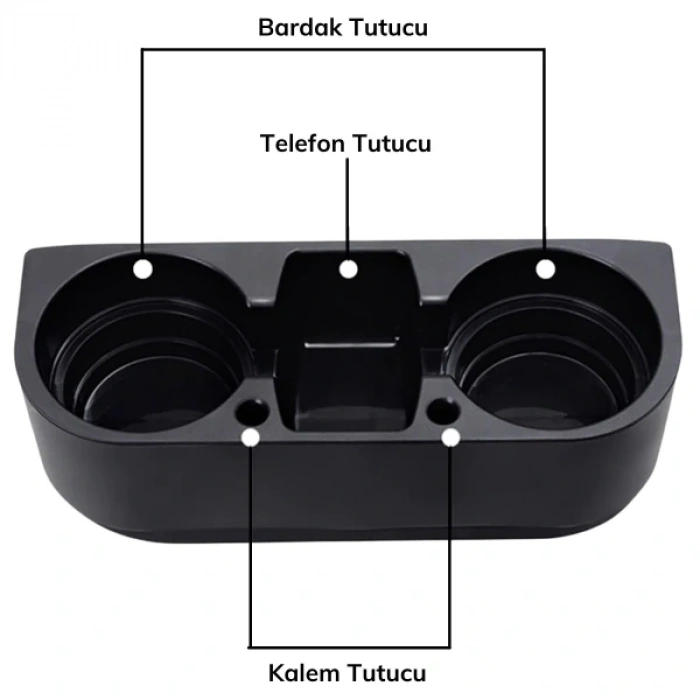 Nevamel Oto Koltuk Yanı Bardak Tutucu Organizer