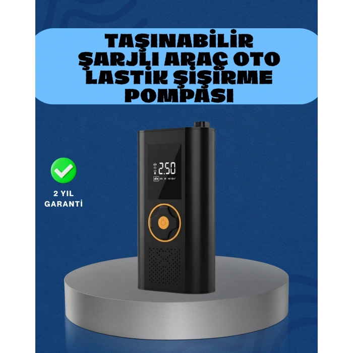 Nevamel® Otomatik Duran Dijital Hava Pompası Kompakt ve Taşınabilir Tasarım