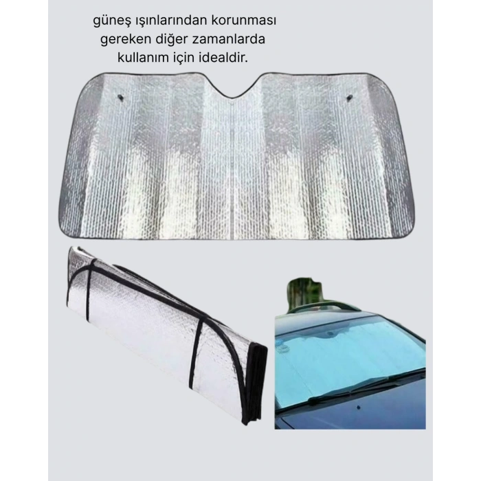 Nevamel® Otomobil Güneşliği – Katlanabilir Tasarım ve Süngerli Isı Yalıtımı